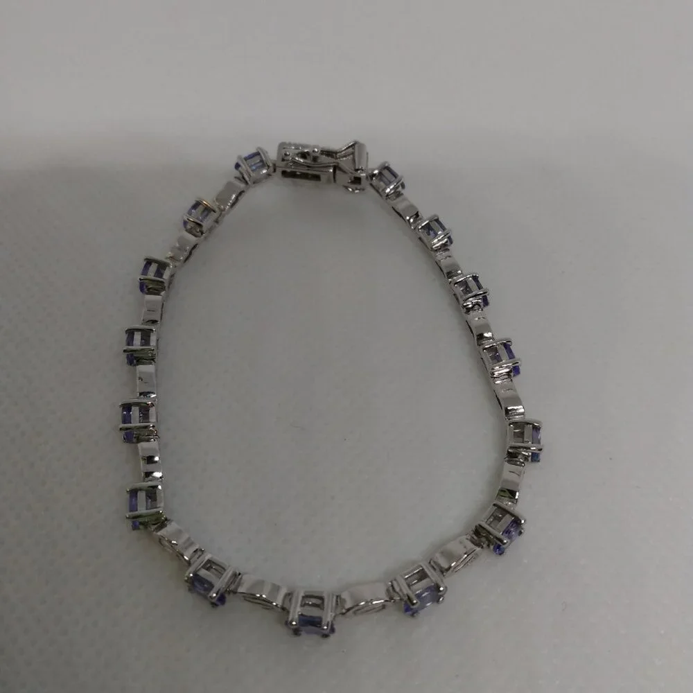 Tanzanite bracelet, size 6.75-6.50 - Picture 7 of 10